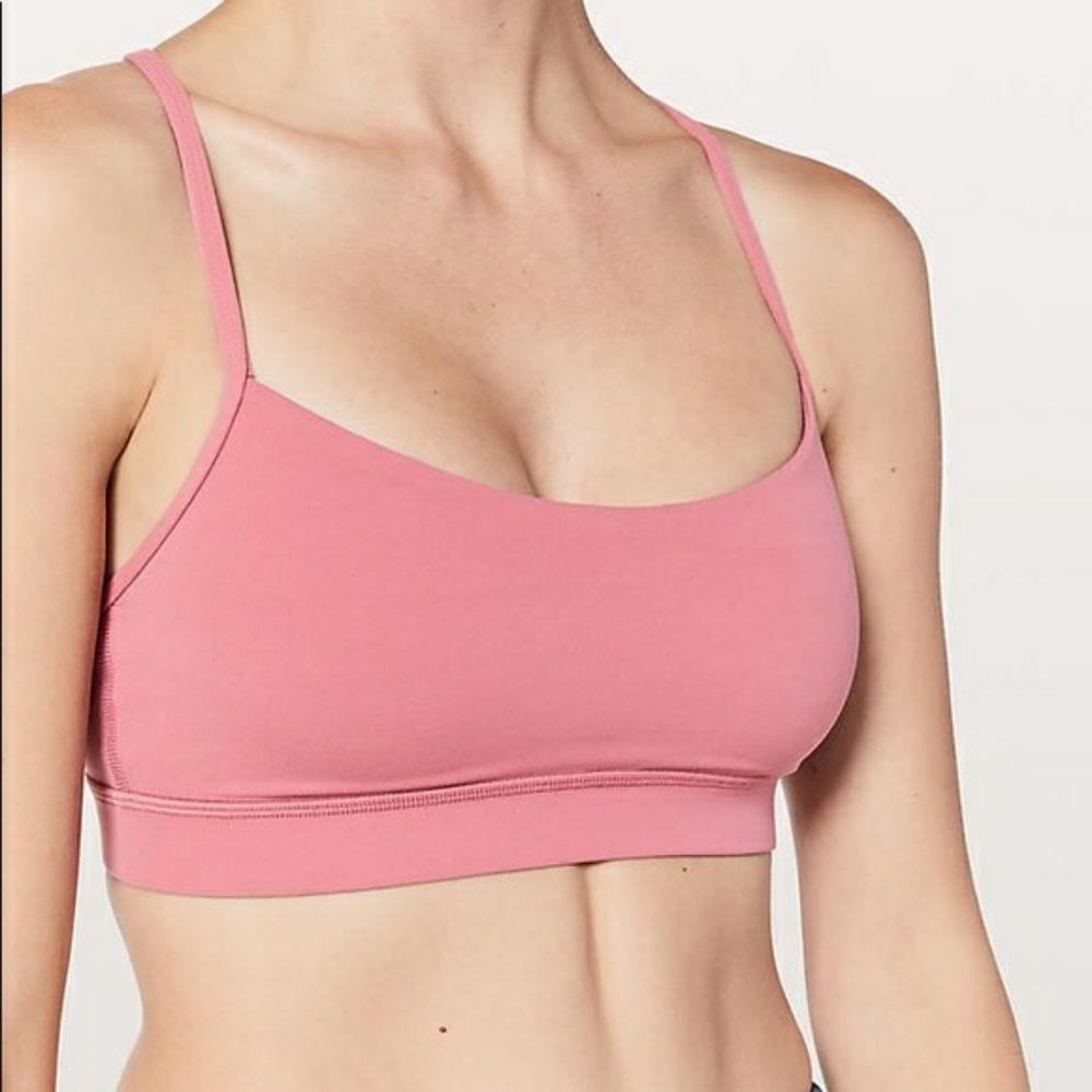 Lululemon Flow Y Bra *NuluCherry Tint
